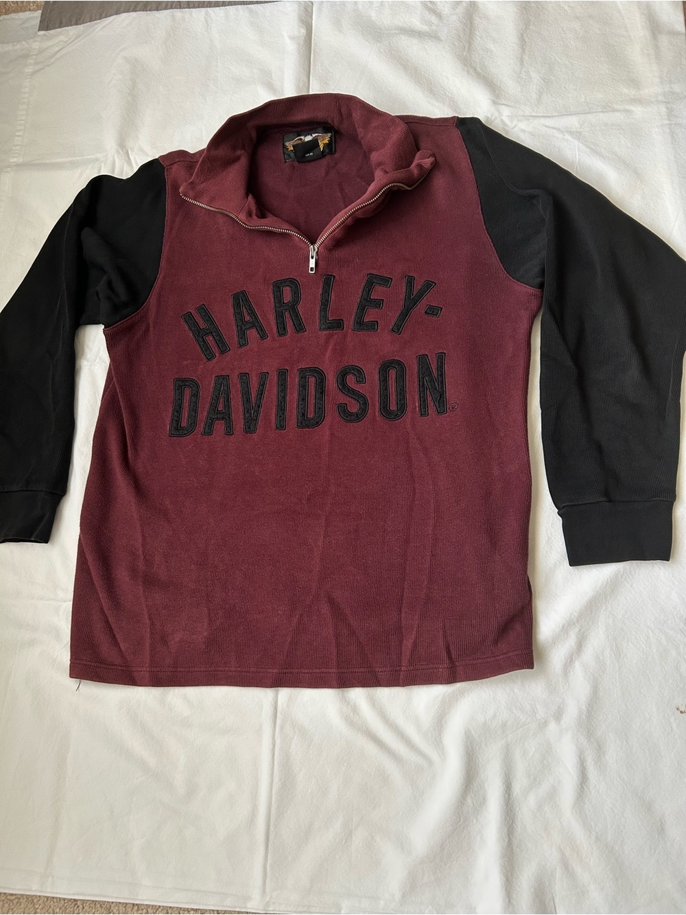 Harley-Davidson Quarter Zip with Embroidered Logo